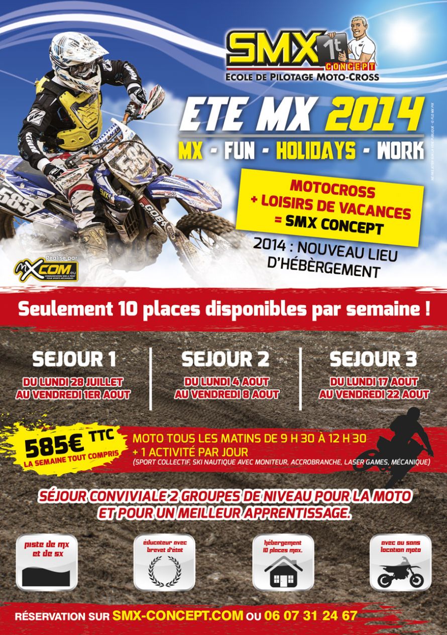 stage école de pilotage motocross 2014 stage école de pilotage motocross 2014